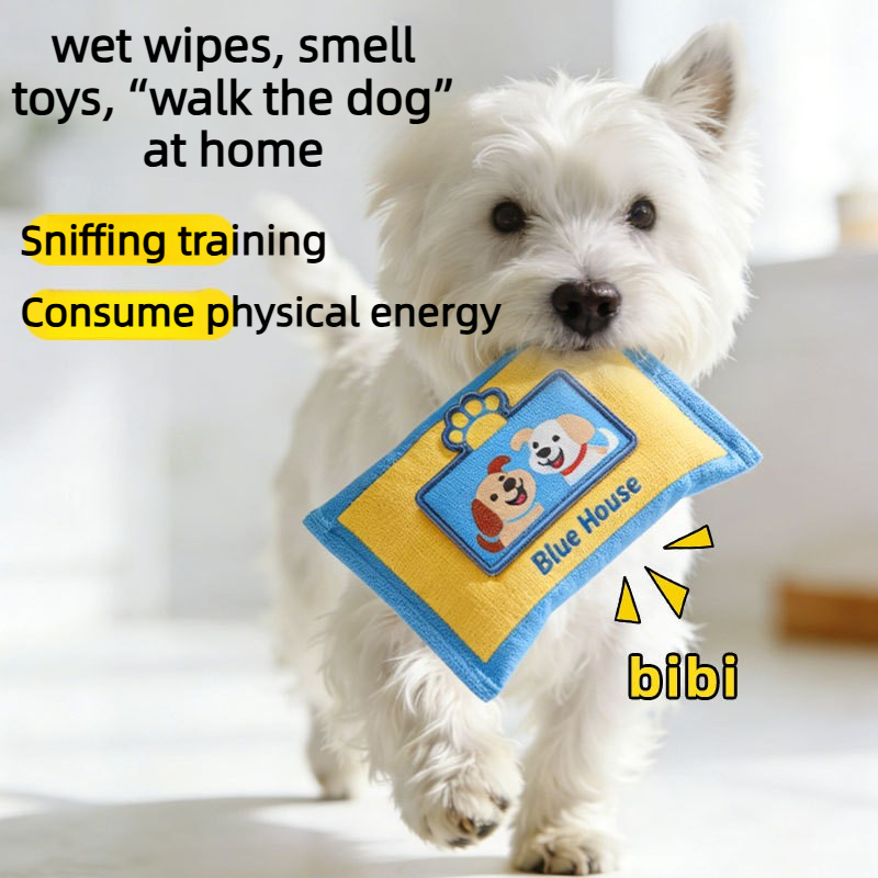 Snuffle Mat For Dogs - Durable Tearproof Pet Snuffle Tissue Box
