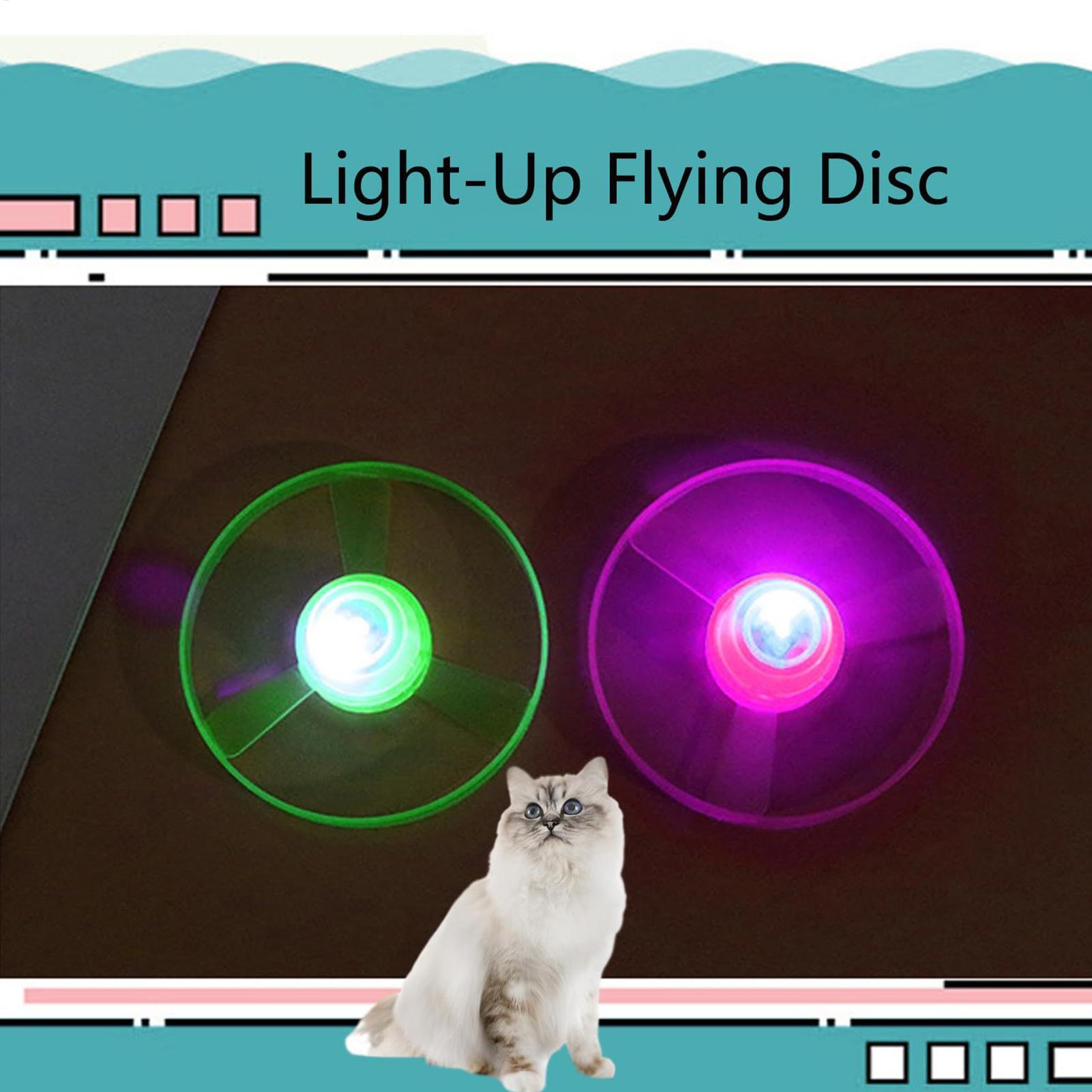Cats Interactive Flying Saucer - Flying Disc Dog Training Toy 评论和价格