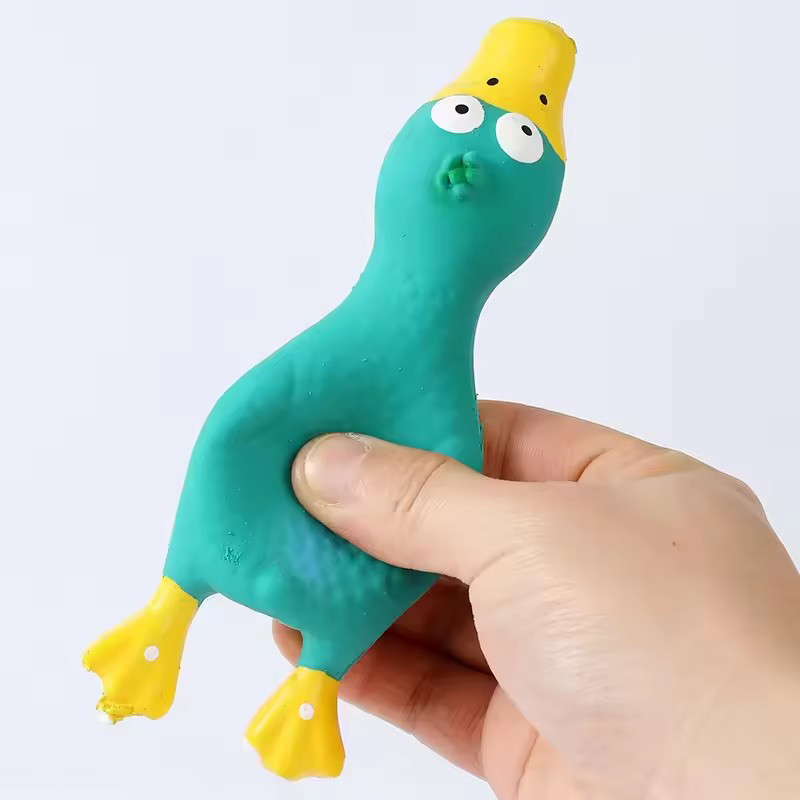 Cute Dog Squeak Toy Latex Chic - Interactive Squeaky Plush Dog Toy 评论和价格