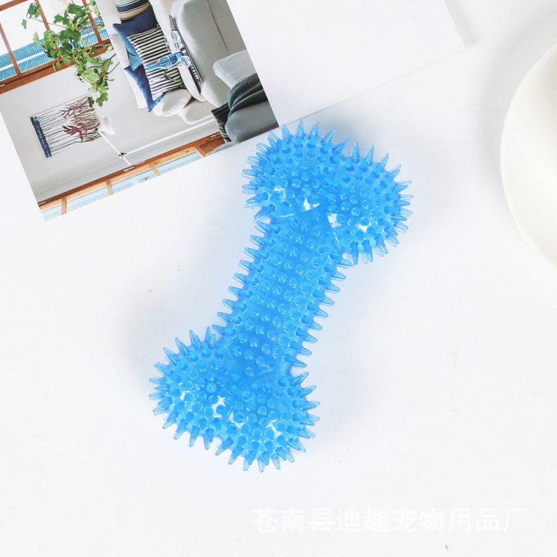 Pet toy for large dogs, rubber - Teeth Cleaning Dog Chew Bone 评论和价格