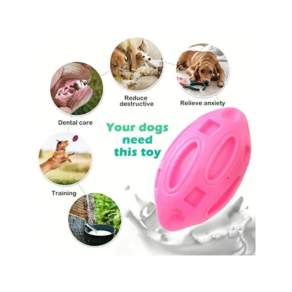 1pcs Indestructible Squeaky Ru - Interactive Squeaky Plush Dog Toy 评论和价格