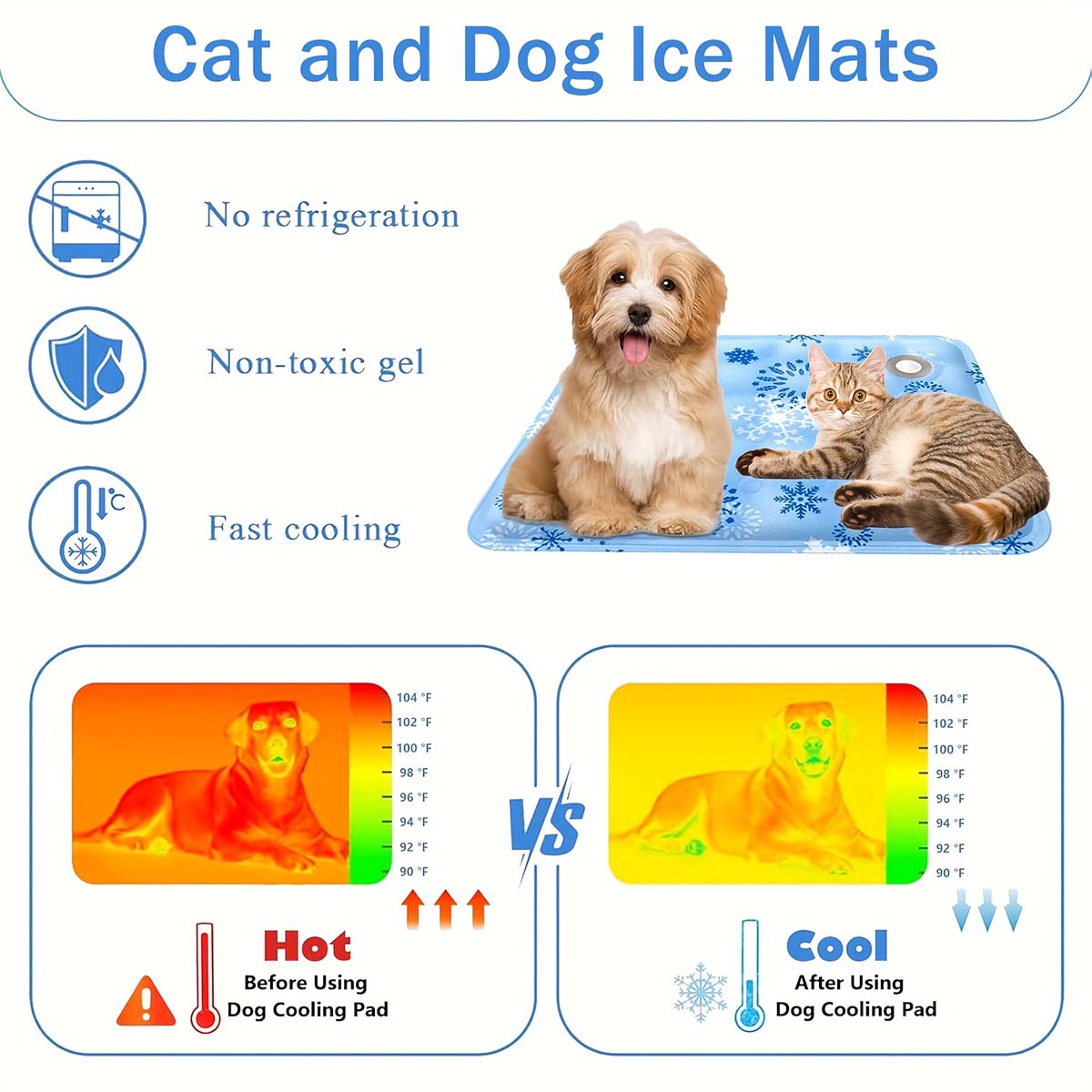 Summer Pet Mat, Pet Ice Mat, D - Pet Beds 评论和价格