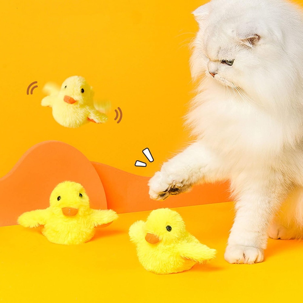 Electric Duck Cat Toy Interact - Catnip Interactive Plush Mouse 评论和价格
