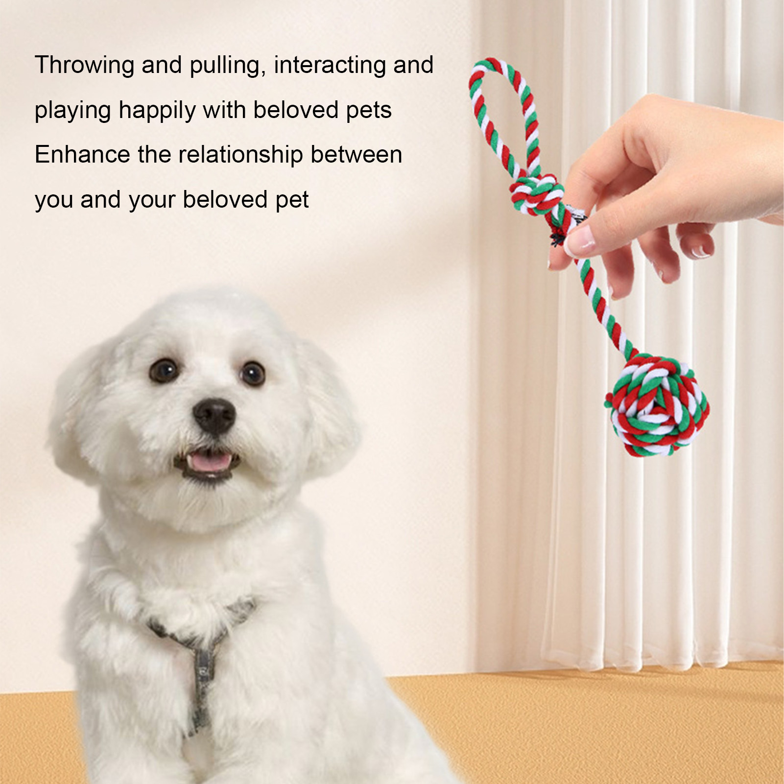 Dog Chew Rope Toys Set Christm - Dog Rope Toy Aggressive Chewers 评论和价格
