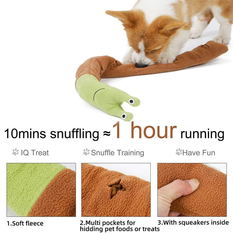 Dog Cat Snail Sniffing Puzzle  - Snuffle Mat For Dogs 评论和价格