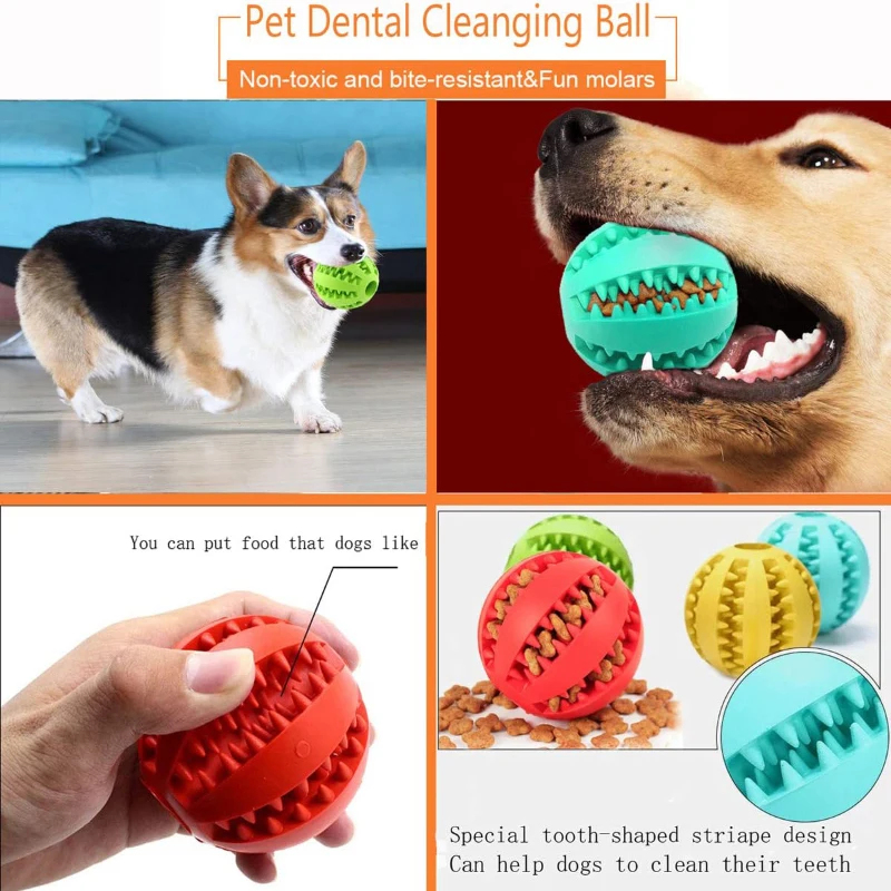 1/2pcs Dog Toy Ball Interactiv - Dog Puzzle Feeder Toy 评论和价格