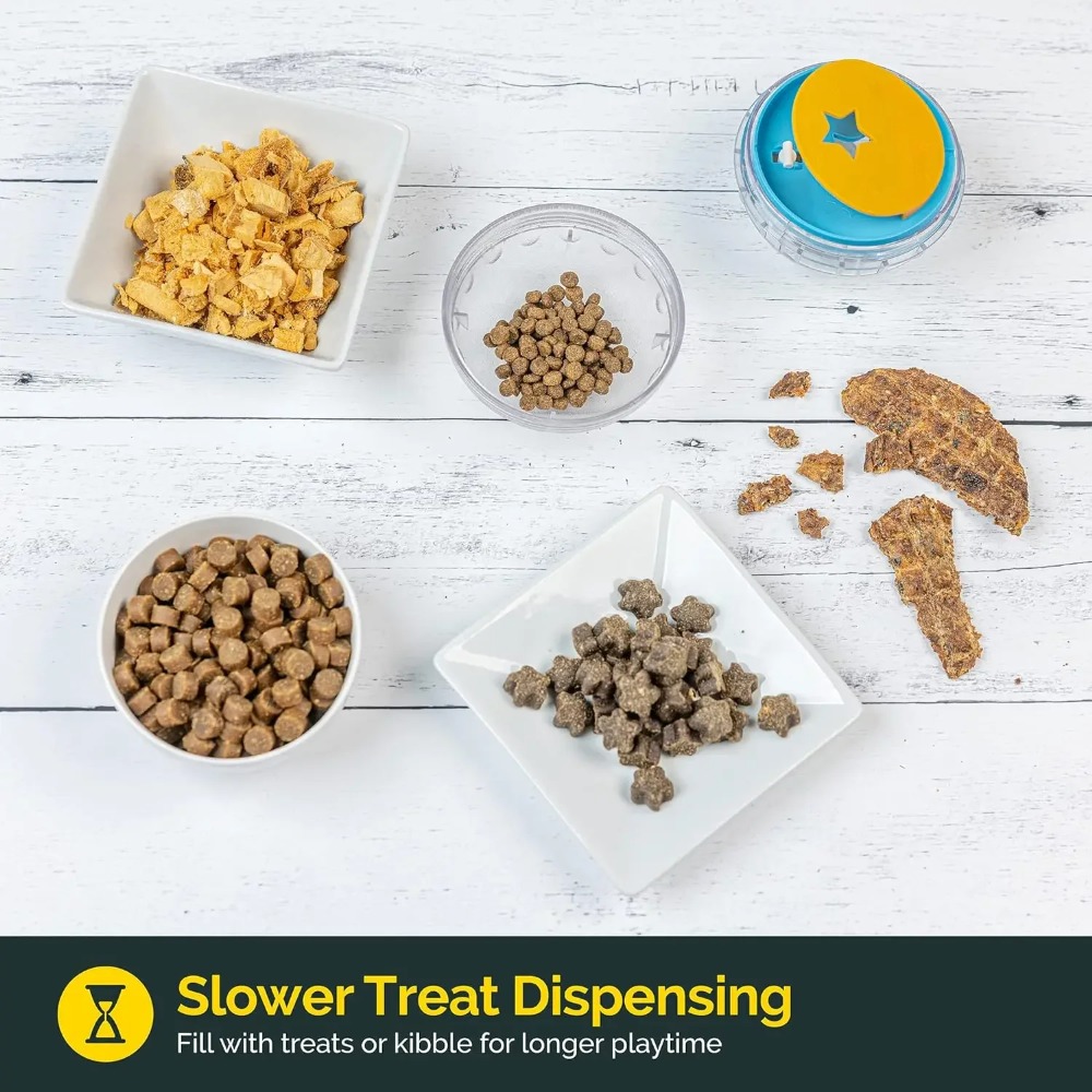 IQ Treat Ball Dog Treat Dispen - Dog Puzzle Feeder Toy 评论和价格