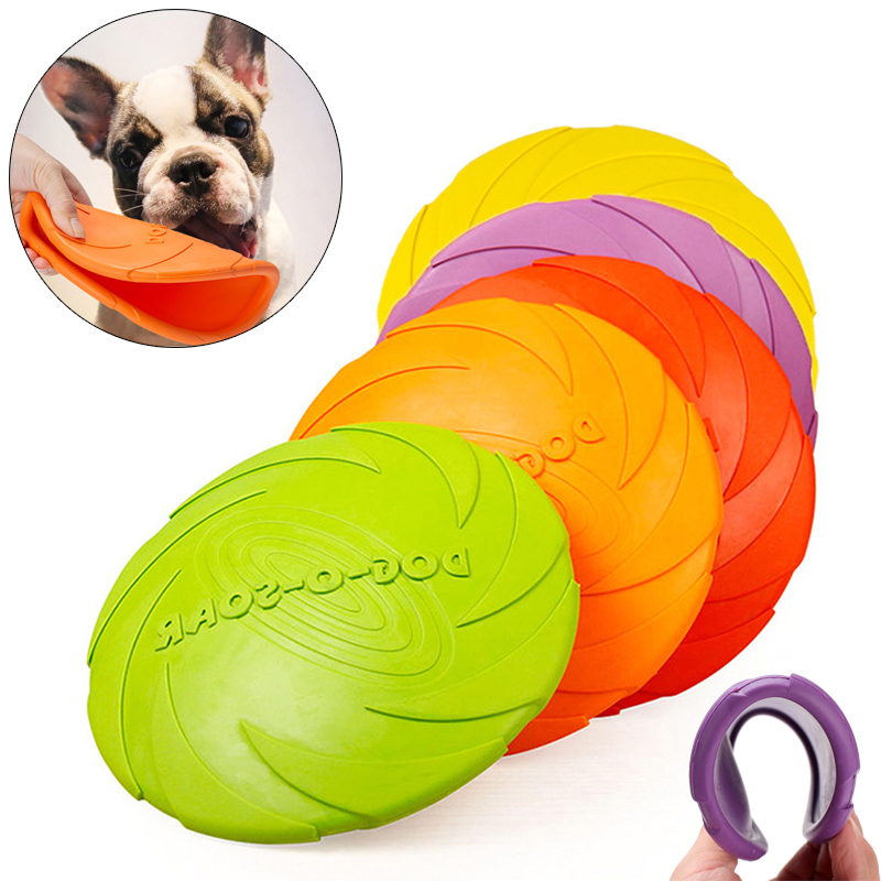 TPR Big Dog Training Toy Flyin - Flying Disc Dog Training Toy 评论和价格